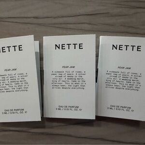 NETTE Pear Jam Eau de Parfum 3ml Sample Spray Lot of 3m